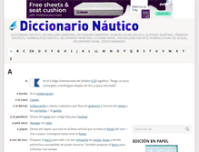 Tablet Screenshot of diccionario-nautico.com.ar